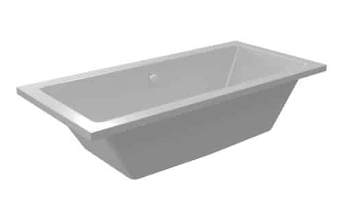 Colosseum Square Double End 1700x700x550mm 0TH Bath w/Legs