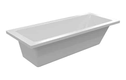 Colosseum Square Single End 1500x700x550mm 0TH Bath w/Legs