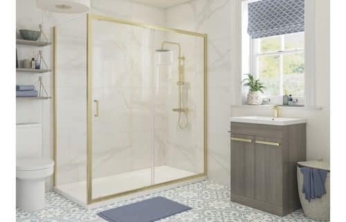 Forni 760mm Side Panel - Brushed Brass