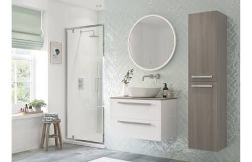 Canin 760mm Pivot Door - Chrome