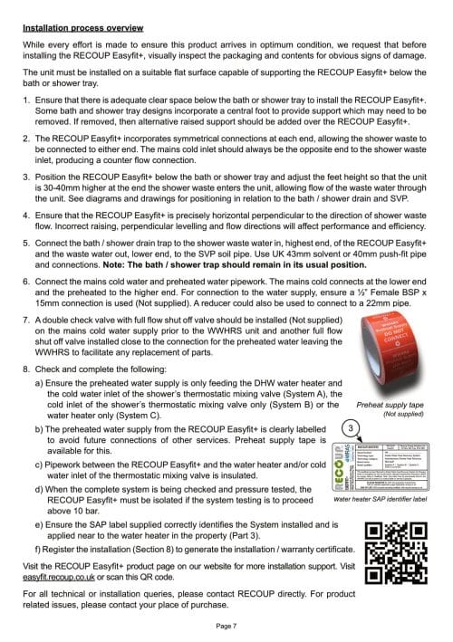 Recoup Easyfit Installation Guide1 07 Recoup Easyfit+