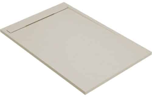 30mm Slate 1700x800mm Rectangular Tray & Waste - Latte