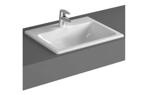 VitrA S20 550x455mm 1TH Countertop/Vessel Washbowl - White