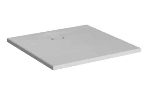 VitrA Leaf 900mm x 800mm Rectangular Tray - Matt Gray