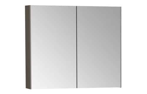 VitrA 820x695mm Mirrored Cabinet - Brushed Chrome