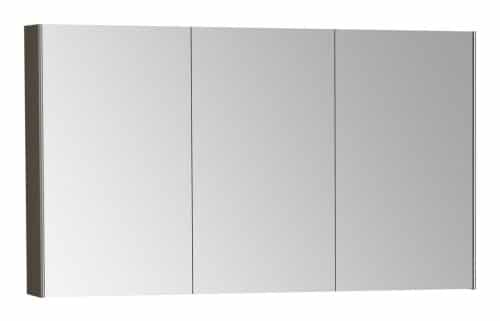 VitrA 1220x695mm Mirrored Cabinet - Brushed Chrome