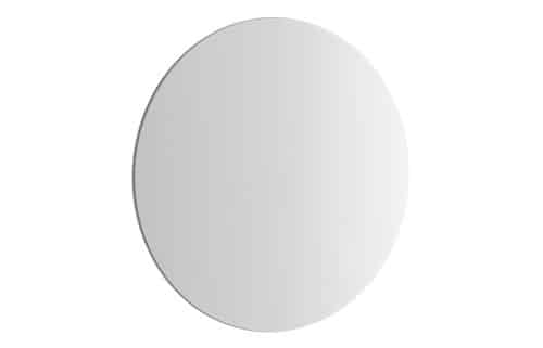 VitrA 795x795mm Round Mirror - Brushed Chrome