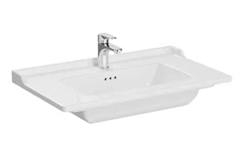 VitrA Integra Classic 805x470mm 1TH Vanity Basin w/Overflow - White