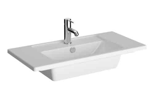 VitrA Integra 800x385mm 1TH Vanity Basin w/Overflow - White