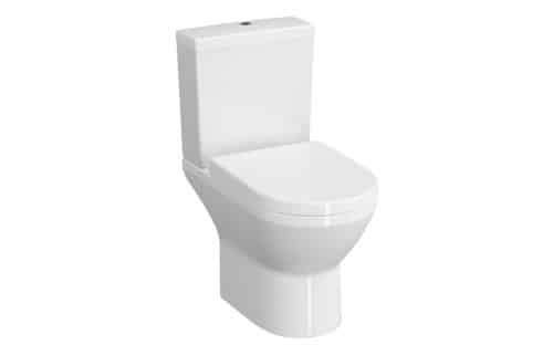VitrA Integra Rimless Open Back Close Coupled Pan Only - White