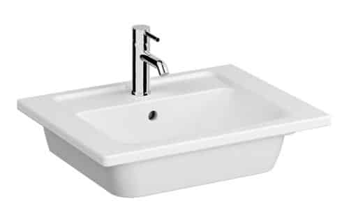 VitrA Integra 605x470mm 1TH Vanity Basin w/Overflow - White