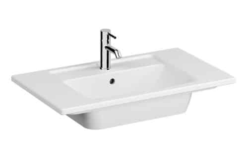 VitrA Integra 800x465mm 1TH Vanity Basin w/Overflow - White