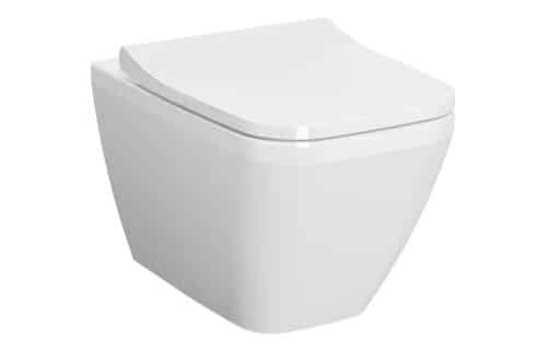 VitrA Integra Square Wall Hung Pan Only - White