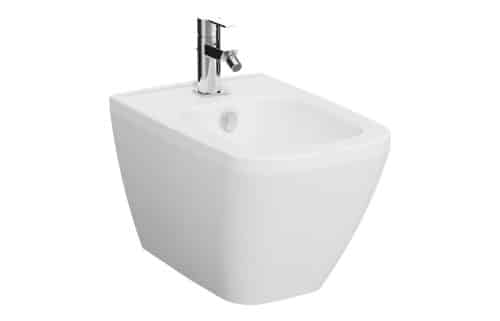 VitrA Integra Square Wall Hung Bidet - White