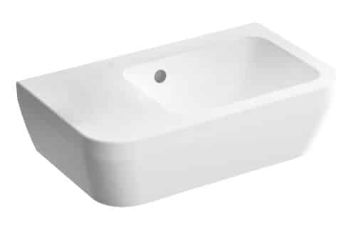 VitrA Integra 370x220mm 0TH Compact Basin w/Overflow (LH) - White
