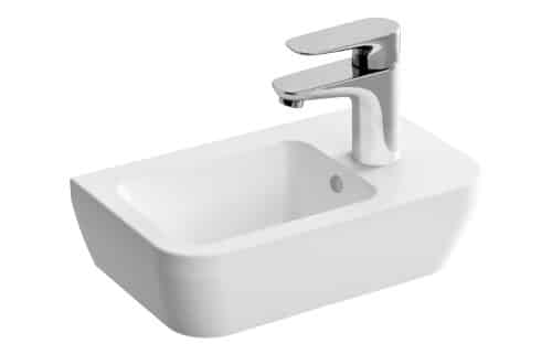 VitrA Integra 370x220mm 0TH Compact Basin w/Overflow (RH) - White
