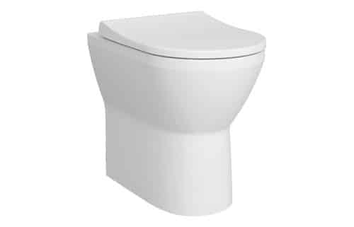 VitrA Integra Rimless Comfort Height Back to Wall Pan Only - White