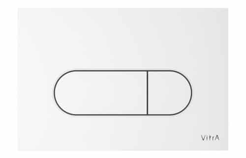 VitrA Loop Round Flush Plate - Gloss White