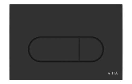 VitrA Loop Round Flush Plate - Matt Black