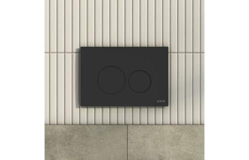 VitrA Origin ABS Flush Plate - Matt Black