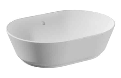 VitrA Geo 545x400mm 0TH Basin w/Overflow - White