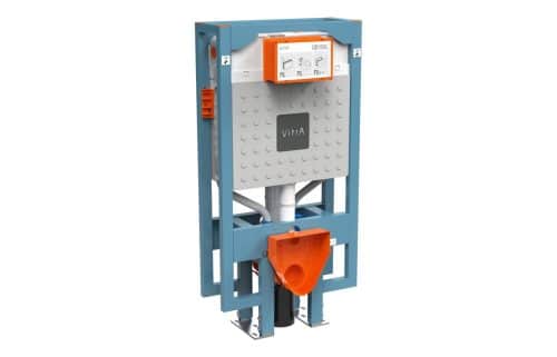 VitrA V-Fix Prime WH WC Frame & 8cm 2.5/4L Cistern (B2B Fix & Electric Connection)