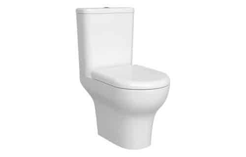 VitrA Zentrum SmoothFlush Open Back Close Coupled Pan Only - White