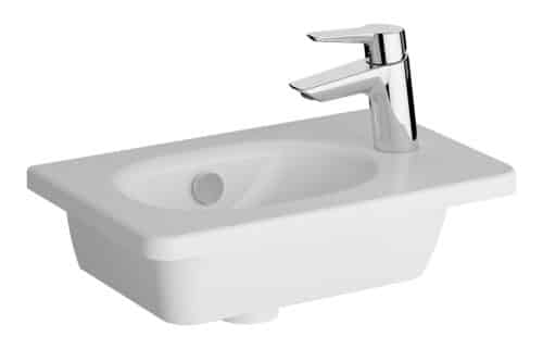 VitrA Zentrum 450x290mm 1TH Vanity Basin w/Overflow - White