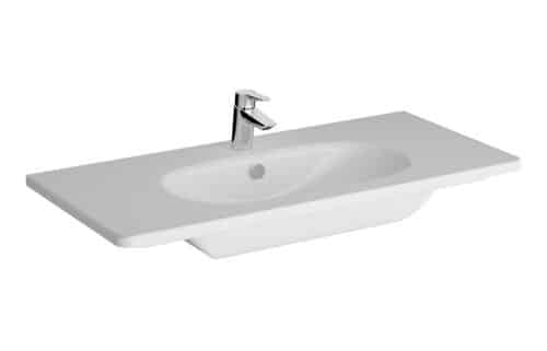 VitrA Zentrum 1005x470mm 1TH Vanity Basin w/Overflow - White