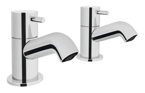 VitrA Minimax S Bath Pillar Taps- Chrome