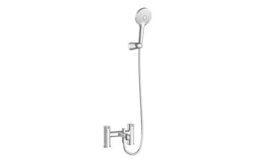 VitrA Minimax S 2-Hole Bath/Shower Mixer - Chrome