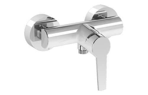 VitrA Solid S Wall Mounted Shower Mixer - Chrome