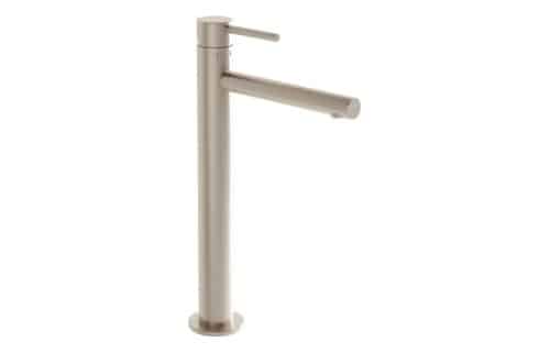 VitrA Origin Extra Tall Basin Mixer - Brushed Nickel