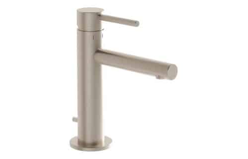 VitrA Origin Basin Mixer w/Waste Lever - Brushed Nickel