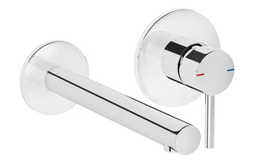 VitrA Origin Wall Mounted 2-Hole Basin Mixer - Chrome