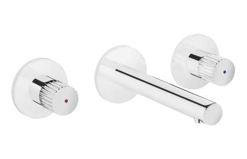 VitrA Origin Wall Mounted 3-Hole Basin Mixer - Chrome
