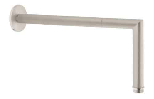 VitrA Origin Classic Wall Mounted 90Â° Connection Pipe - Brushed Nickel