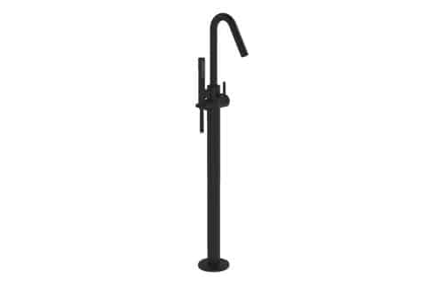 VitrA Origin Floor Standing Bath Filler - Matt Black