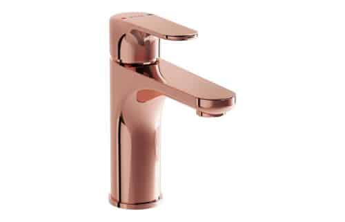 VitrA Root Round Basin Mixer - Soft Copper
