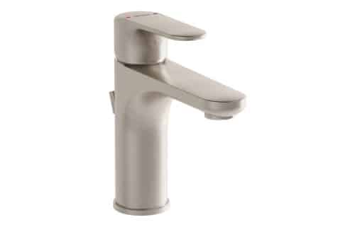 VitrA Root Round Basin Mixer w/Waste Lever - Brushed Nickel