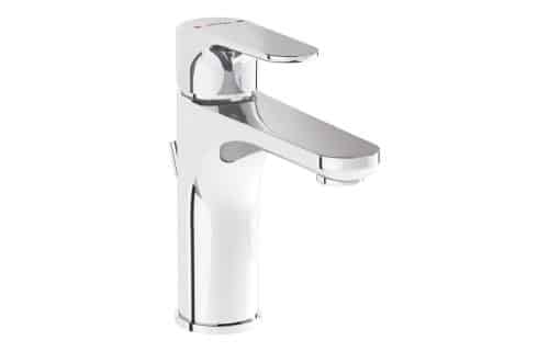 VitrA Root Round Basin Mixer w/Waste Lever - Chrome