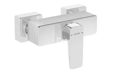 VitrA Root Square Wall Mounted Shower Mixer Valve - Chrome