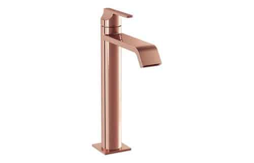 VitrA Suit Tall Basin Mixer (Top Handle) - Soft Copper