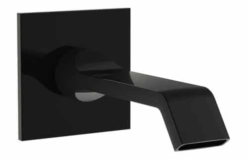 VitrA Suit Wall Mounted Bath Spout - Gloss Black