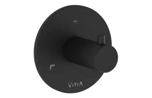 VitrA Origin Integrated 3-Way Diverter - Matt Black
