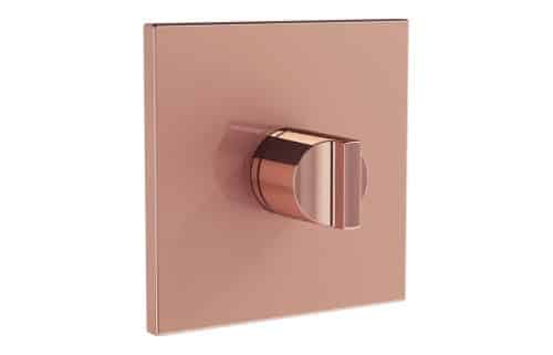 VitrA Suit Wall Mounted 3-Way Diverter - Soft Copper