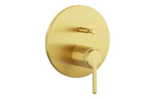 VitrA Origin Classic Integrated Bath Mixer Valve - Brushed Gold