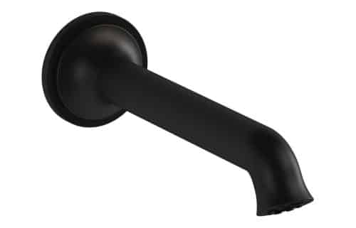 VitrA Origin Classic Wall Mounted Bath Spout - Matt Black