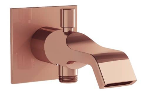 VitrA Suit Wall Mounted Bath/Shower Spout - Soft Copper