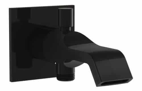 VitrA Suit Wall Mounted Bath/Shower Spout - Gloss Black